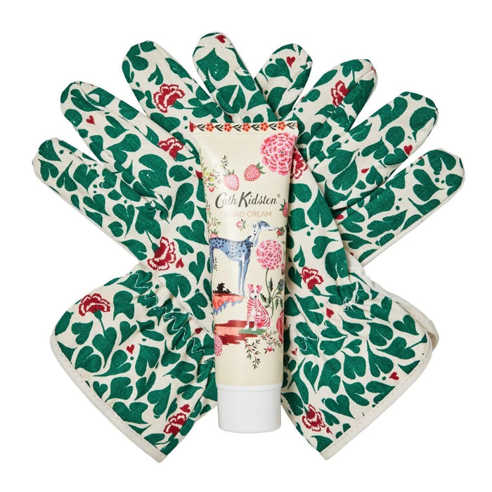 Heathcote & Ivory The Artist's Kingdom Gardening Gloves with Hand Cream