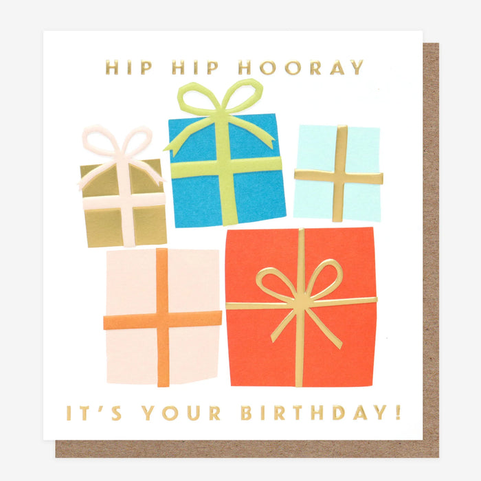 Caroline Gardner Hip Hip Hooray Birthday Card