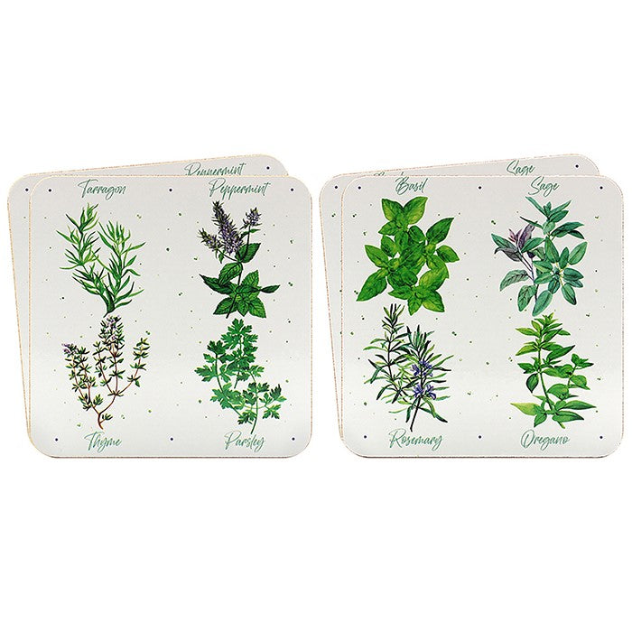 Herb Garden Coasters Set of 4
