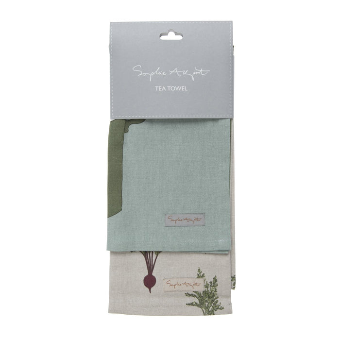 Sophie Allport Home Grown Tea Towel - Set of 2