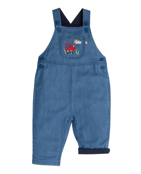 Frugi Hopscotch Dungaree - Chambray/Tractor