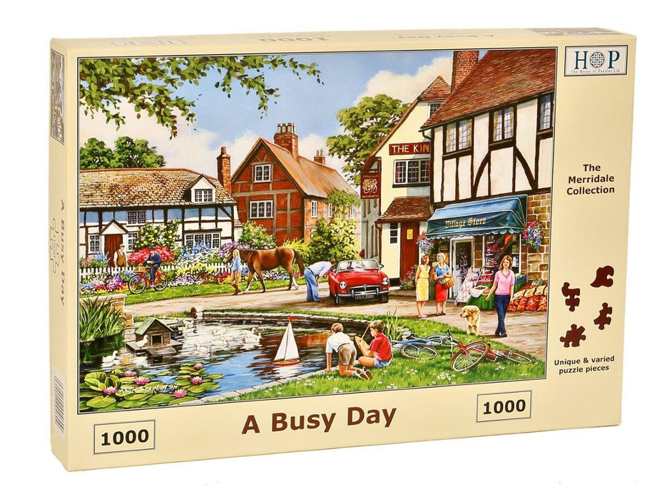 HOP A Busy Day 1000 Piece Jigsaw Puzzle