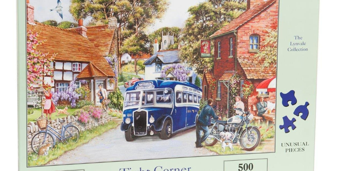 QISIWOLE 500 Piece Jigsaw Puzzle - Natural Scenery City Street View - Fun For Adults & Kids