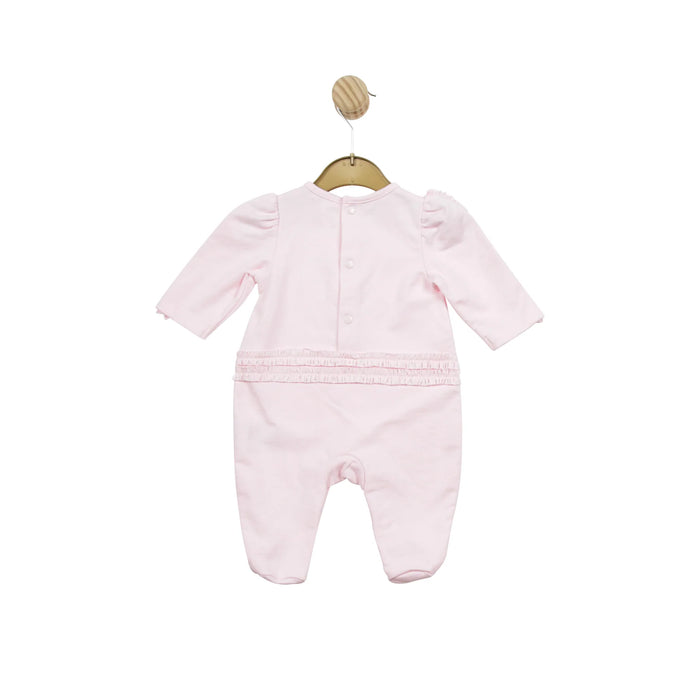 Mintini Baby All In One - Pink with Heart Detail