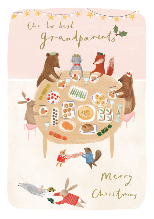 Art File To the Best Grandparents Christmas Card