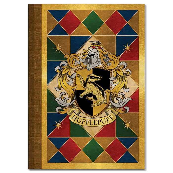 Harry Potter Hufflepuff Crest Lined Journal