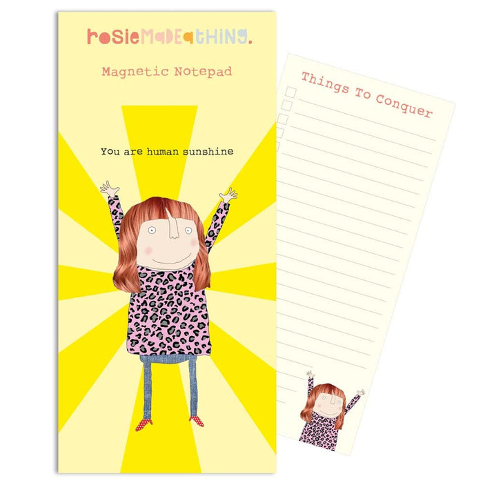 Rosie Made A Thing Magnetic Shopping List - Human Sunshine