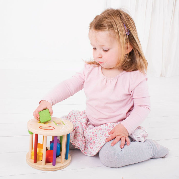 Bigjigs First Rolling Shape Sorter