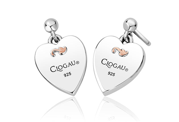 Clogau Tree of Life Insignia Heart Stud Earrings