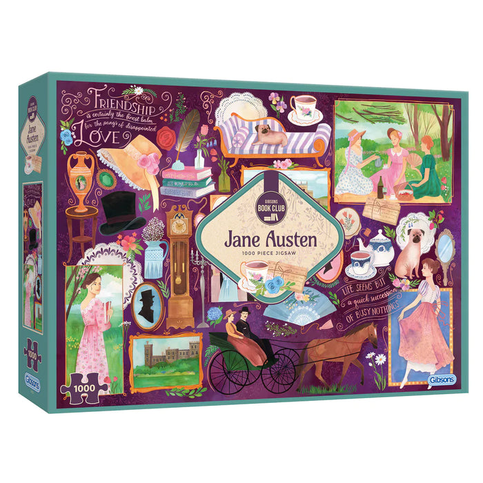 Gibsons Book Club : Jane Austen 1000pc Jigsaw Puzzle