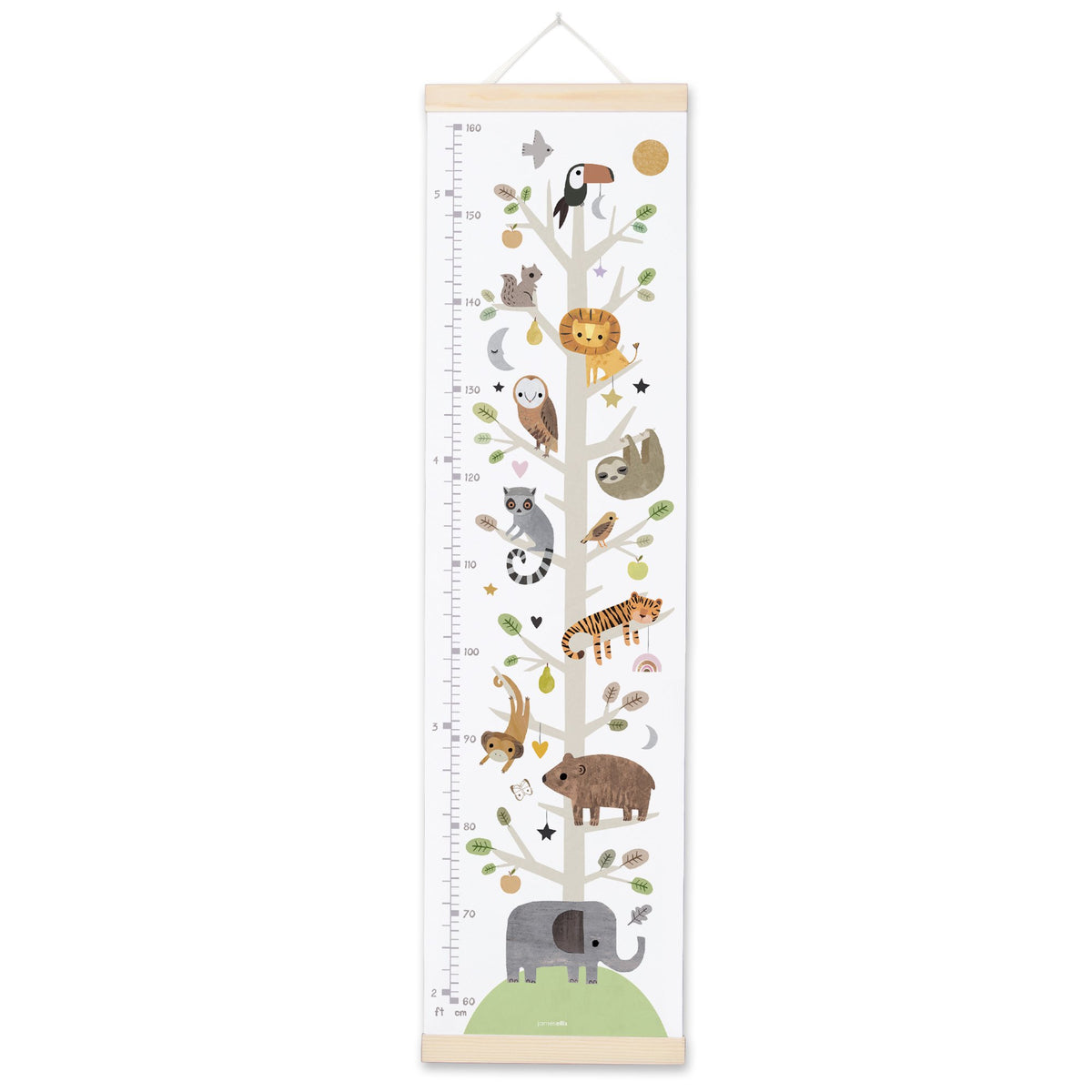 James Ellis Height Chart - Animal Tree — Maple Gifts