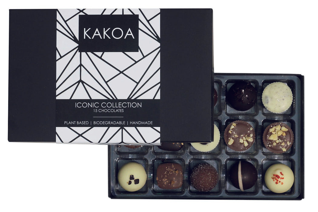 Kakoa Iconic Collection - Assorted Vegan Chocolates in Box