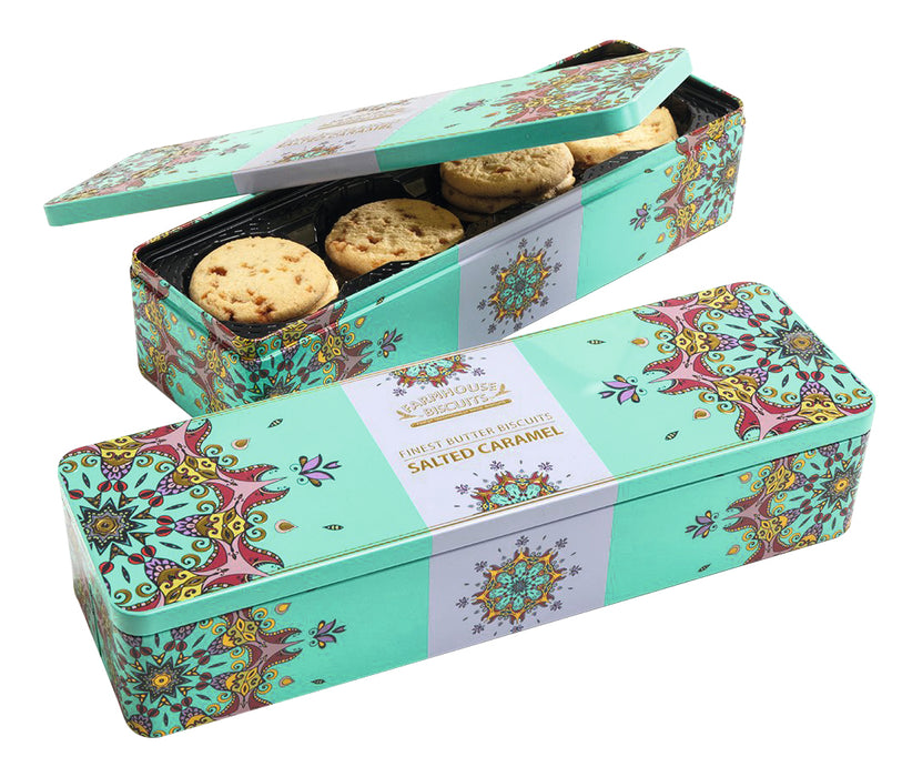 Kensington Gift Tin with Salted Caramel Biscuits