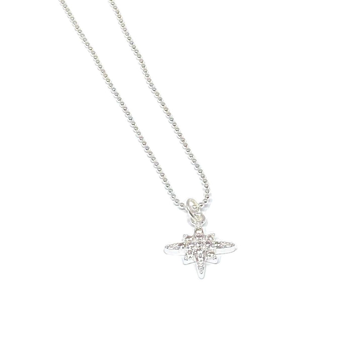 Clementine Krista Star Necklace - Silver