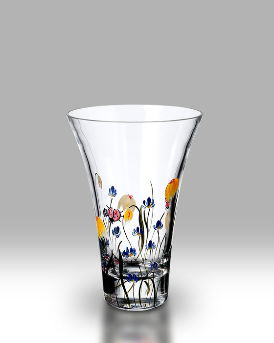 Nobile Glassware Ladybird Garden Flared 19cm Vase