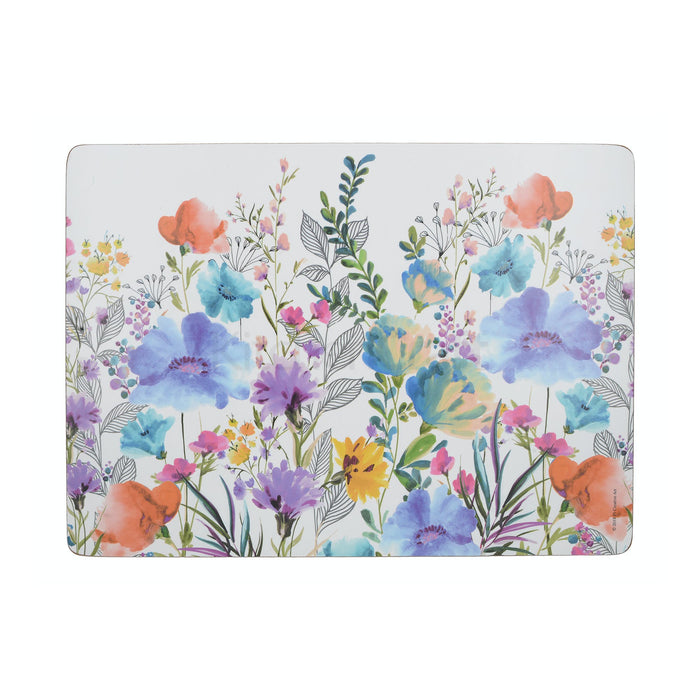 Into The Wild Large Floral Meadow Placemats (Pack of 4)