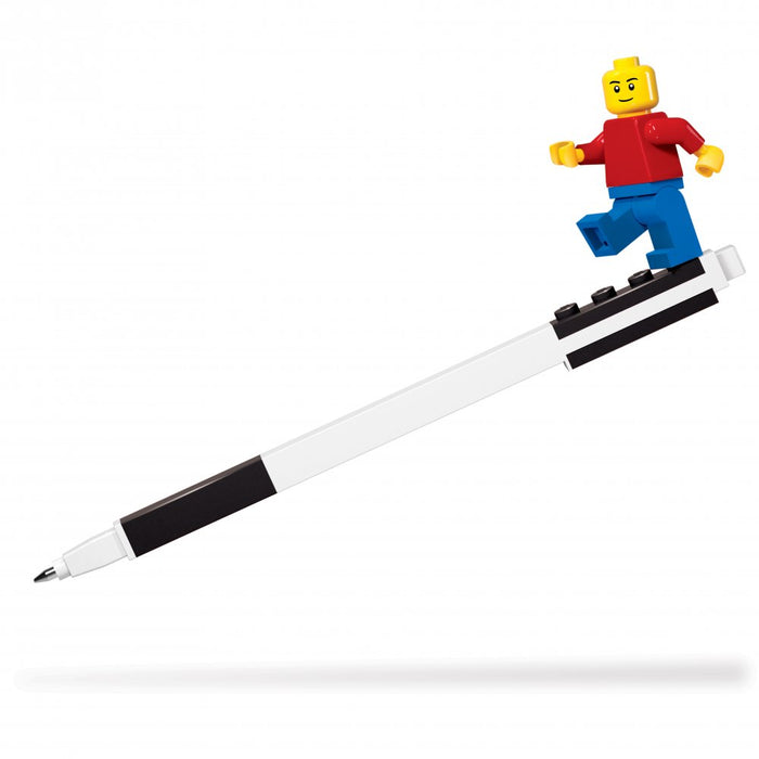 Lego Black Gel Pen with Mini Figure