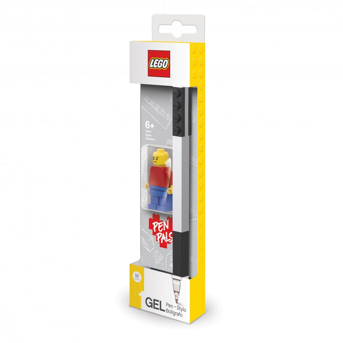 Lego Black Gel Pen with Mini Figure