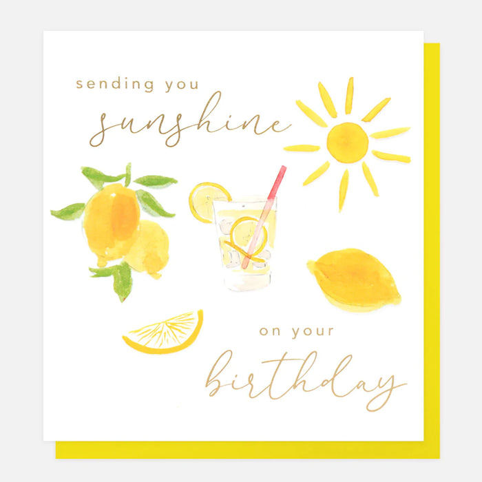Caroline Gardner Sending Sunshine Birthday Card
