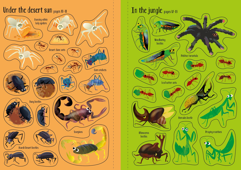 Usborne Little First Stickers Bugs