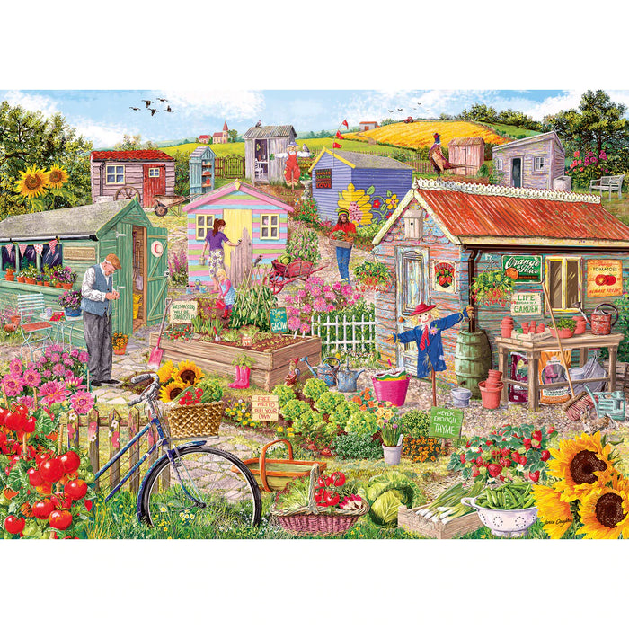Gibsons Life On The Allotment 1000pc Jigsaw Puzzle