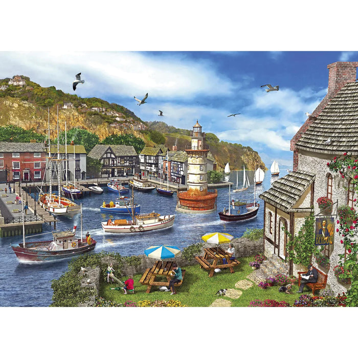 Gibsons Lighthouse Bay 1000 Piece Jigsaw Puzzle