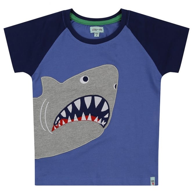 Lilly & Sid T-Shirt Applique Shark