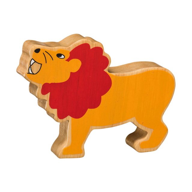 Lanka Kade Wooden Yellow Lion