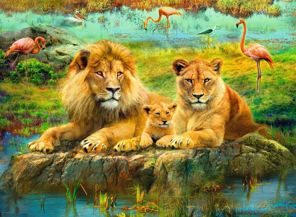 Ravensburger Lions of the Savannah 500 Piece Puzzle