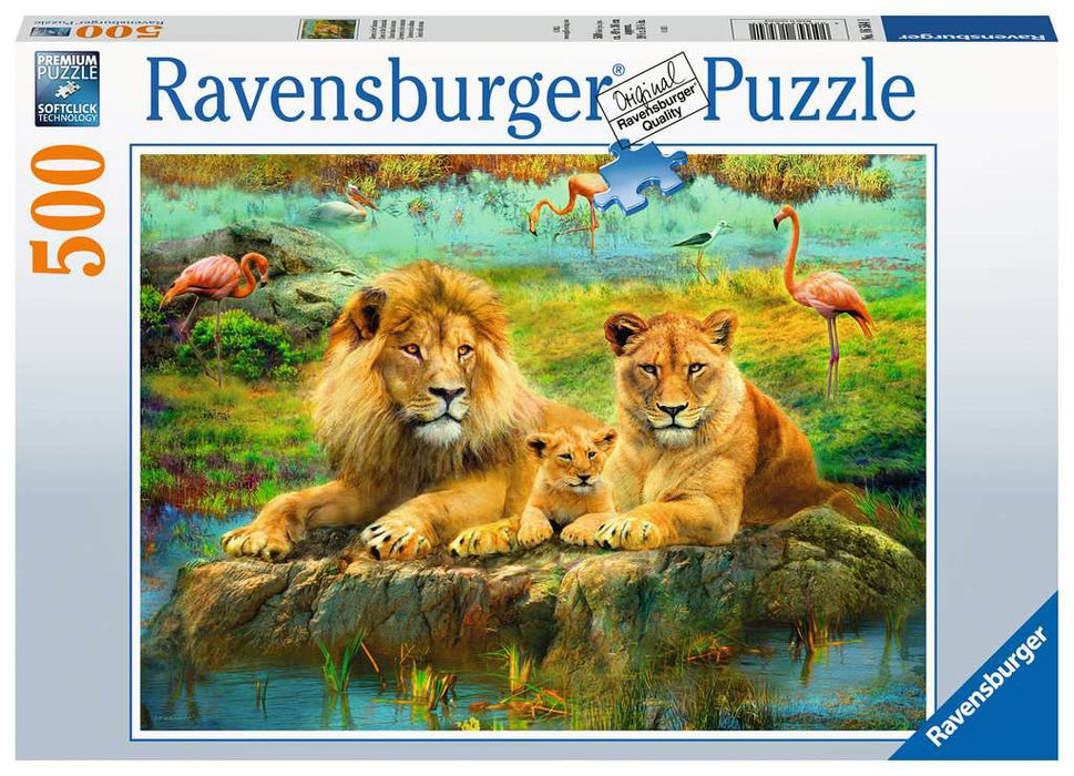 Ravensburger Lions of the Savannah 500 Piece Puzzle