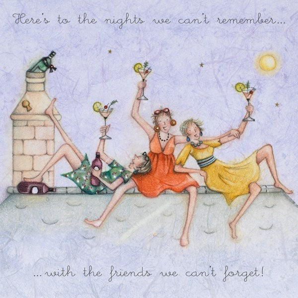 Berni Parker Nights We Can't Remember Card