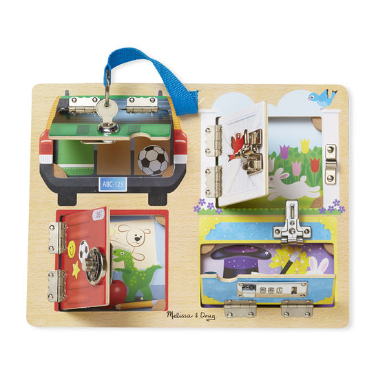 Melissa and Doug Lock and Latch Board