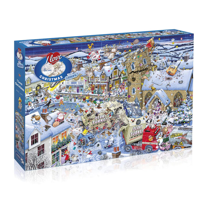 Gibsons I Love Christmas 1000 Piece Jigsaw Puzzle