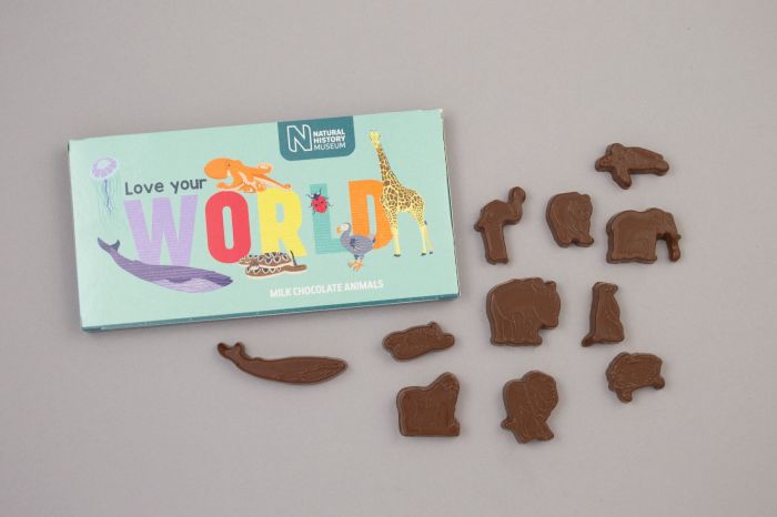 Natural History Museum Love Your World Chocolate Shapes