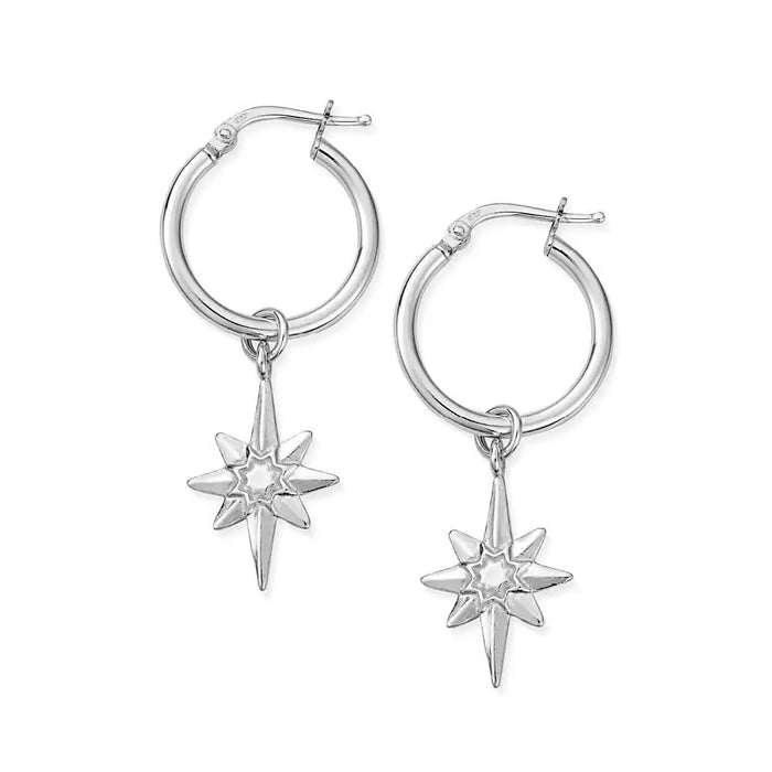 Chlobo Lucky Star Hoop Earrings