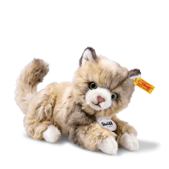 Steiff Lucy Cat, Spotted Brown 18cm