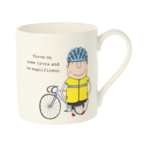 Rosie Made A Thing Mug - Lycra, Be Magnificent