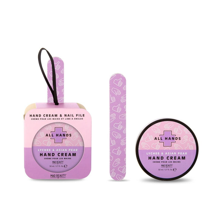 Mad Beauty All Hands Hand Care Set Lychee & Asian Pear