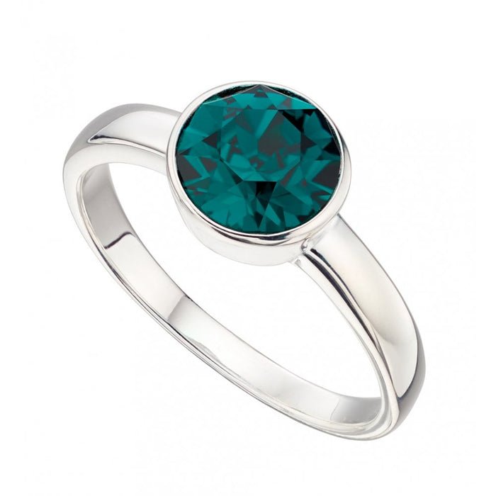 Birthstone May Emerald Ring