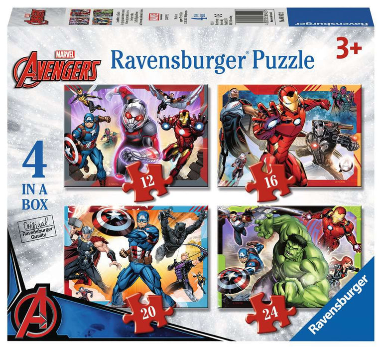 Ravensburger Marvel Avengers 4 in a Box Puzzle