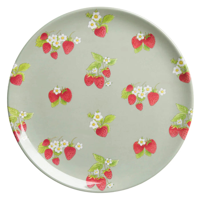 Sophie Allport Strawberries Melamine Dinner Plate