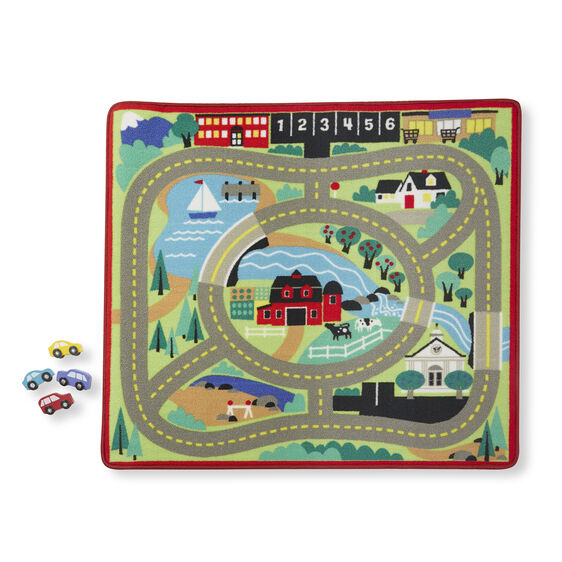 Melissa and Doug Around the Town Road Rug