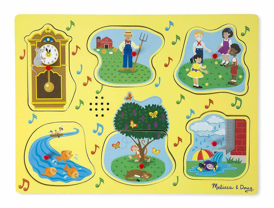 Melissa and Doug Sing-Along Nursery Rhymes Sound Puzzle