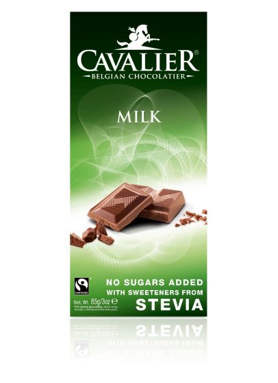 Cavalier Stevia Milk Chocolate Bar 85g