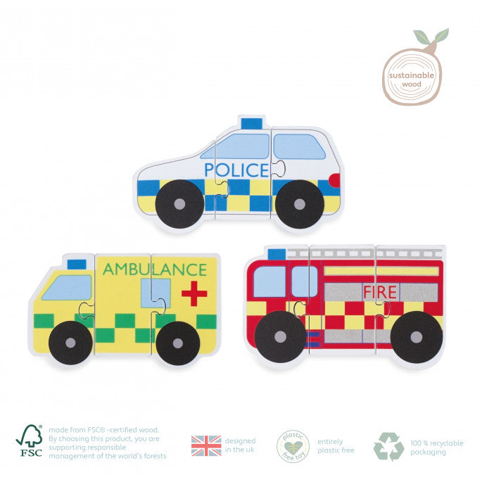Orange Tree Emergency Services Mini Puzzle Set