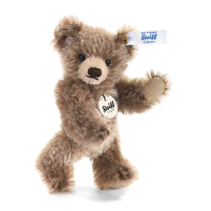 Steiff Mini Teddy Bear, Brown Tipped 10cm