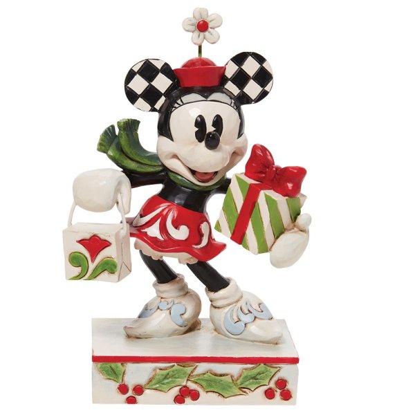 Disney Christmas Minnie Figurine