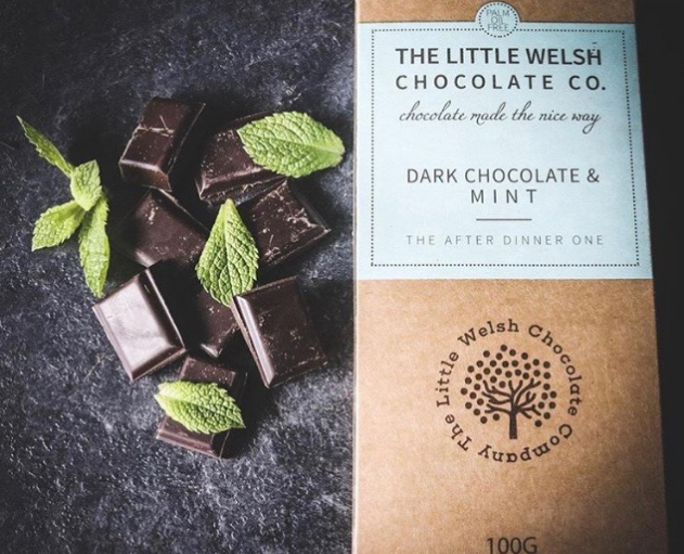 The Little Welsh Chocolate Company Dark Chocolate and Mint