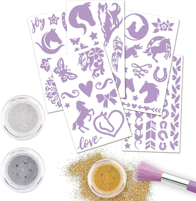 Miss Melody Glitter Tattoo Set