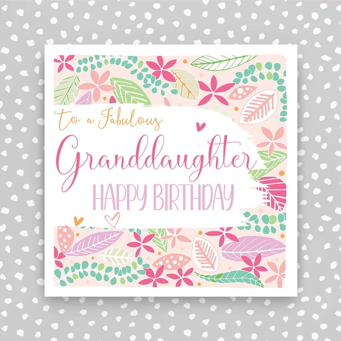 Molly Mae - Fabulous Granddaughter Birthday Card
